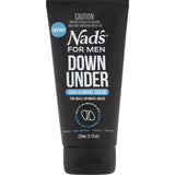 Nad's For Men Down Under Hair Removal Cream offers quick, painless hair removal for smooth skin, ideal for sensitive areas.