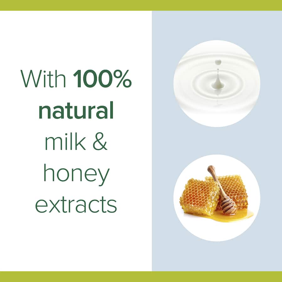 Palmolive Naturals Body Wash Moisturising Milk & Honey Bottle 500mL
