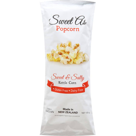 Sweet As Popcorn Sweet & Salty offers a gourmet blend of crunchy popcorn with a perfect sweet and salty flavor balance.