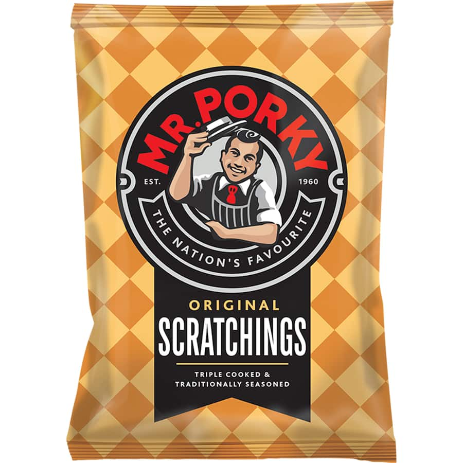 Mr Porky Original Pork Scratchings Gold 40g