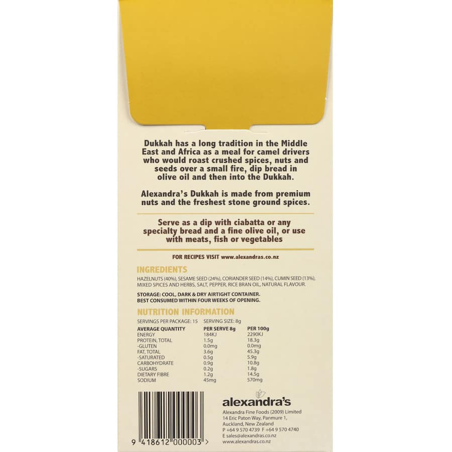 Alexandra's Dukkah Traditional