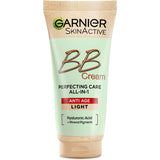 Garnier BB Cream Anti-Ageing Perfector in Light, offering coverage, hydration, and UV protection for a radiant, youthful glow.