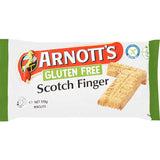 Arnotts Scotch Finger Biscuits Gluten Free: Crisp, crumbly biscuits perfect for dipping or enjoying solo, free from gluten and artificial additives.