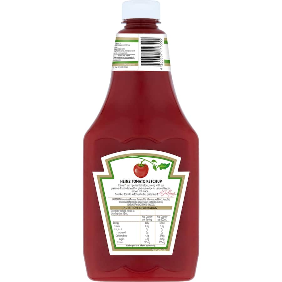 Heinz Tomato Ketchup  Squeeze bottle 1L