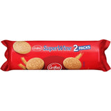 Griffins Superwine Biscuits twin pack featuring crispy vanilla cookies, sealed for freshness, perfect for snacking or sharing.