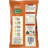 Crunchy Sunbite Grain Waves Wholegrain Chips in Salsa flavor, made with 70% wholegrain and 30% less fat than regular chips.