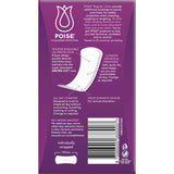 Ultra-thin Poise women’s continence pads offer discreet, absorbent protection for light bladder leakage, individually wrapped for convenience.