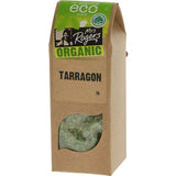 Mrs. Rogers Eco Organic Tarragon: vibrant green leaves for gourmet cooking, enhances dishes with its distinct anise-like flavor.