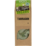 Mrs. Rogers Eco Organic Tarragon: premium organic herb enhancing dishes with its distinct anise flavor, perfect for healthy cooking.