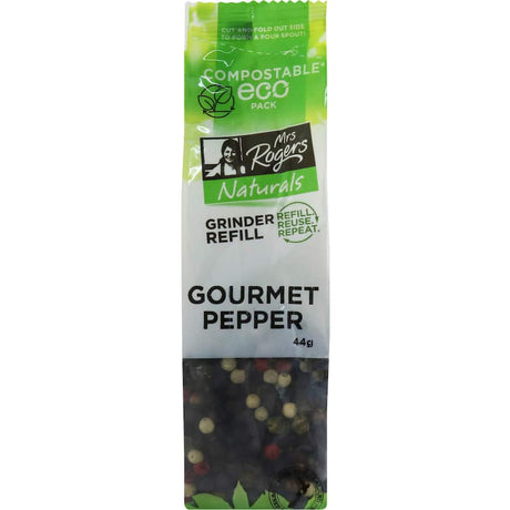 Gourmet mix of bold peppercorns enhancing flavors for culinary enthusiasts, ideal for meats, veggies, and desserts.