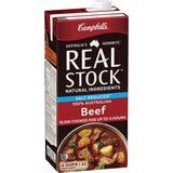 Campbell's Salt Reduced Beef Stock Liquid in 1L pack, perfect for enhancing soups, stews, and sauces with rich flavor.