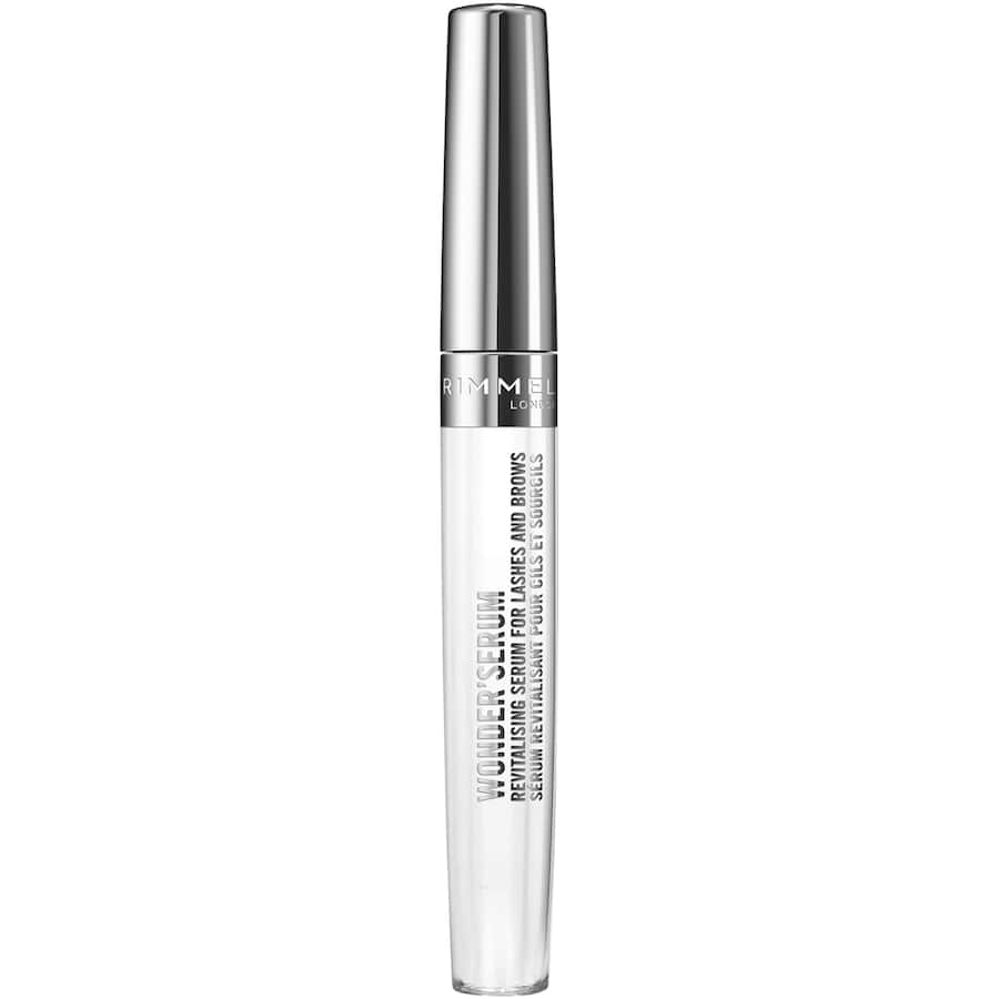 Rimmel Wonder Lash & Brow Serum enhances lashes and brows for longer, stronger growth in just 30 days, cruelty-free formula.