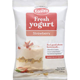 Easiyo Yoghurt Base Sweet Strawberry for creamy homemade yoghurt made with real strawberries and probiotic goodness.