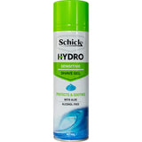 Schick Hydro Shave Gel Sensitive: hydrating gel for smooth, irritation-free shaves, ideal for sensitive skin and all skin types.