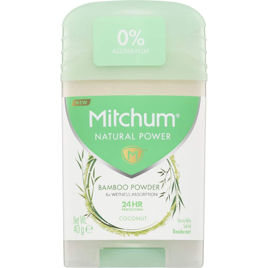 Mitchum Natural Power Deodorant Coconut 40g