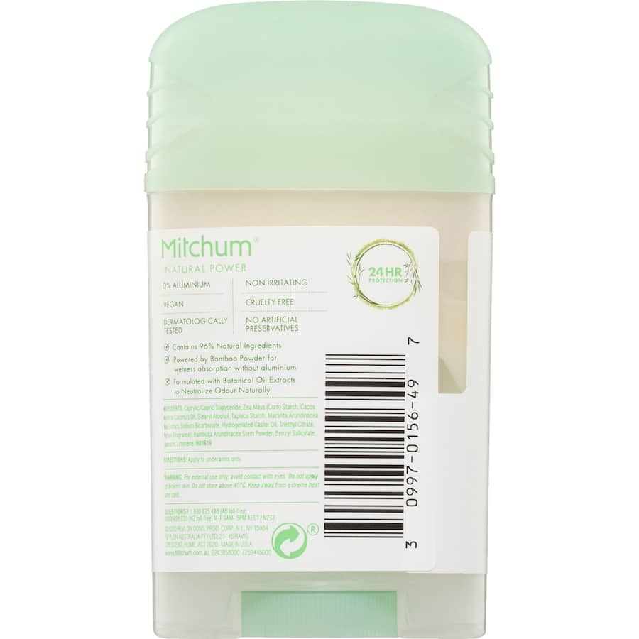 Mitchum Natural Power Deodorant Coconut 40g