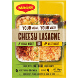 Maggi Recipe Base Cheesy Lasagne mix for easy, flavorful lasagne that suits meat lovers and vegetarians alike.