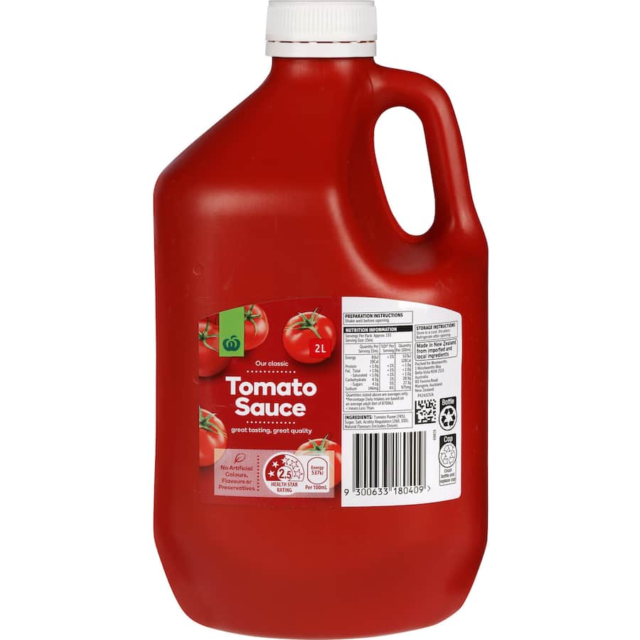 Woolworths Tomato Sauce  2L