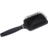 Cushioned paddle brush designed for detangling, smoothing, and blow drying all hair types, especially longer, thicker hair.