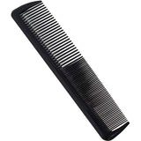 Sleek black Dash Comb Dressing with wide and closely spaced teeth for effortless detangling, smoothing, and styling all hair types.