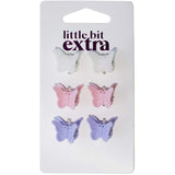 Colorful pink and purple butterfly hair clips designed for stylish, comfortable secure hold on all hair types.