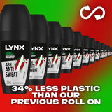 Lynx Men Antiperspirant Roll On Africa with exotic spices, offering 48-hour sweat protection for modern confidence.