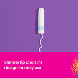 U by Kotex Tampons Super offers superior protection with ultra-absorbent, comfortable design and easy insertion for heavy flow days.