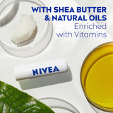 Nivea Lip Care Lip Balm Repair in 4.8g, soothing dry lips with natural ingredients for hydration and protection.