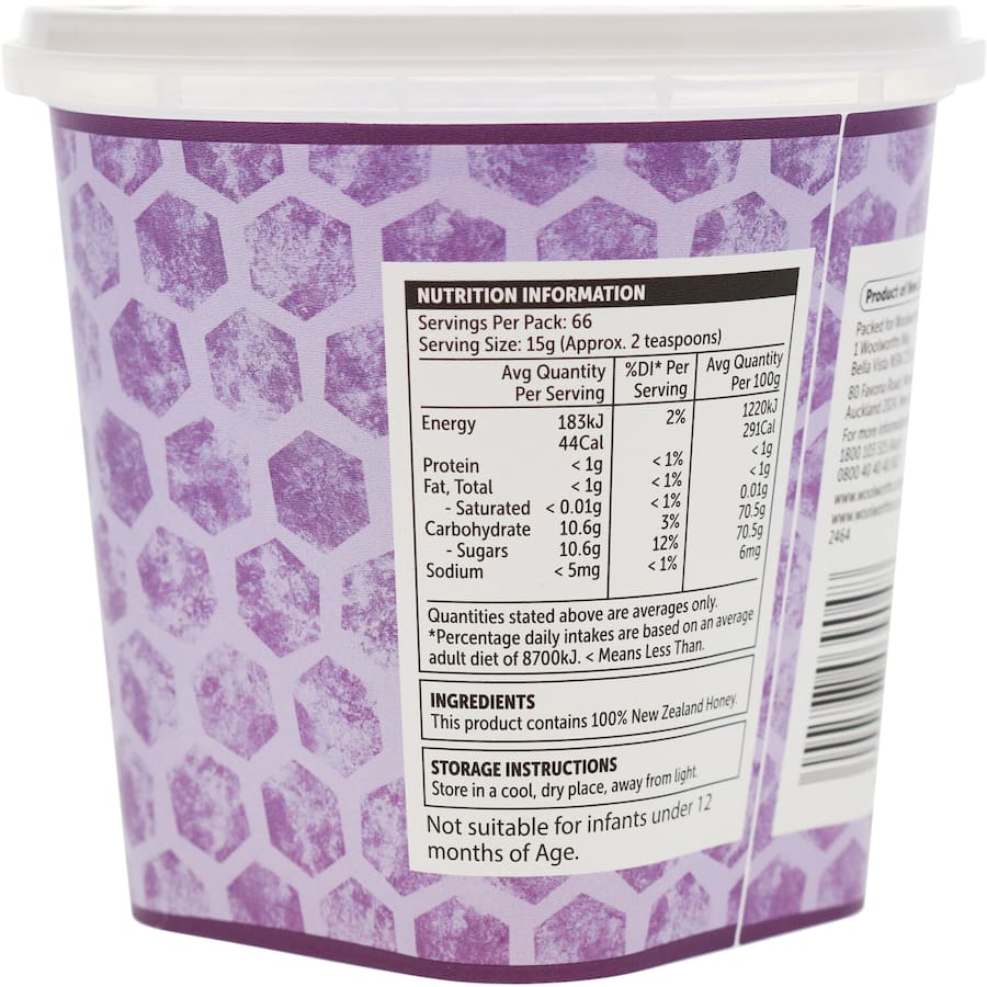 Woolworths Creamed Honey  1kg