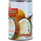 Mae Ploy Coconut Cream, a rich and smooth coconut ingredient perfect for curries, desserts, and Thai dishes.