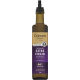 Bottle of Cobram Estate Classic Extra Virgin Olive Oil showcasing its vibrant green color and elegant label, ideal for gourmet cooking.