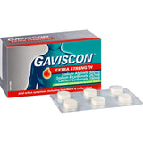 Gaviscon Extra Strength Peppermint Tablets provide fast, chewable relief from heartburn and indigestion with a soothing barrier.