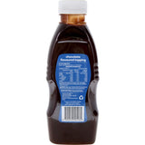 Smooth Essentials Topping Chocolate Flavoured sauce in a 600ml bottle, perfect for drizzling over desserts and enhancing flavors.