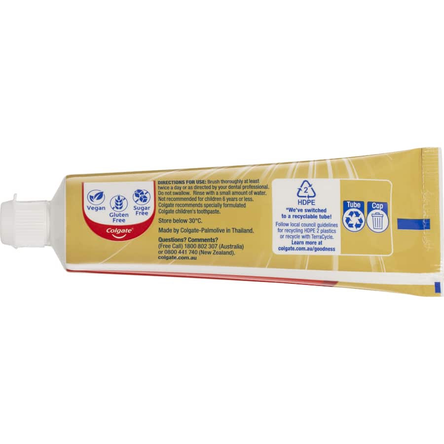 Colgate Advanced Whitening Toothpaste Tartar Control, featuring Micro-Cleansing Crystals for brighter teeth and tartar prevention.
