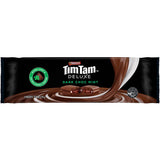 Dark chocolate mint Tim Tam biscuits with creamy filling, perfect for indulgent snacking and sharing.