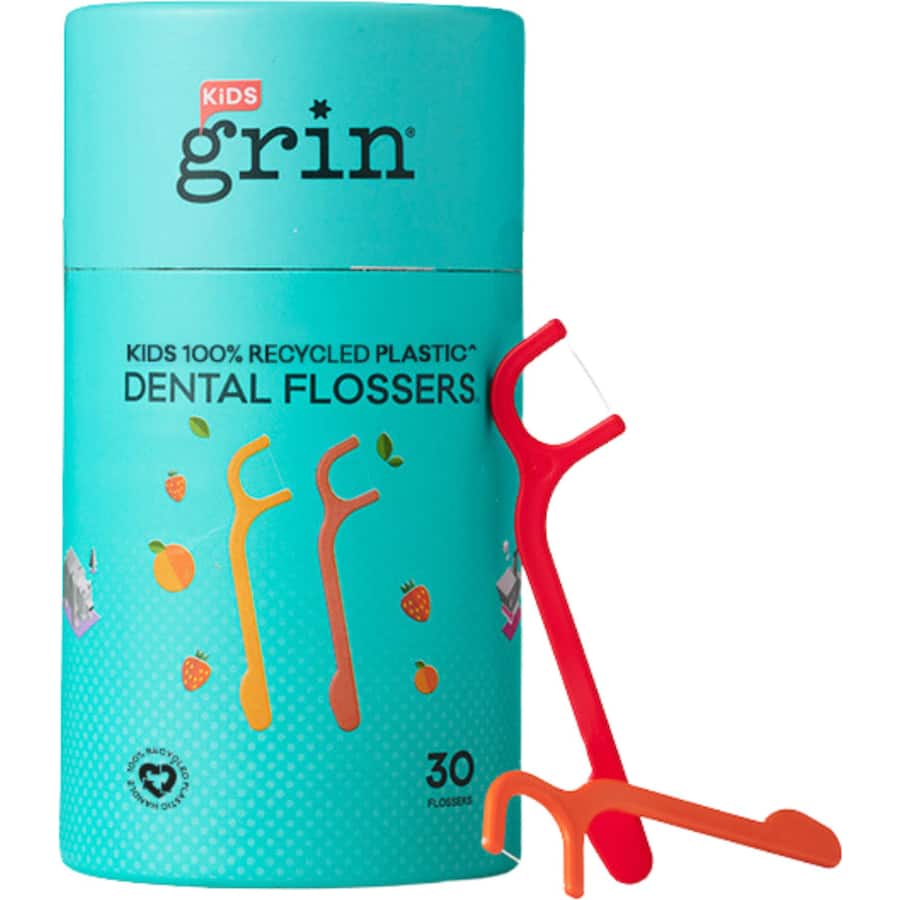 Grin Kids Dental Flossers  30pack