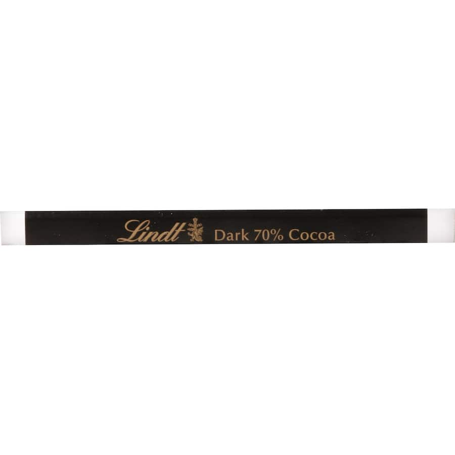 Rich Lindt Excellence Dark Chocolate 70%, crafted with premium cocoa for intense flavor and smooth texture.