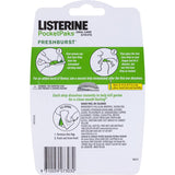 Listerine Freshburst Pocket Packs with 72 sugar-free strips for instant breath freshening and germ-killing action on-the-go.