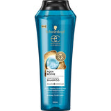 Hydrating Schwarzkopf Extra Care Shampoo Aqua Revive revitalizes tired hair, promoting softness, shine, and overall health.