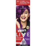 Vibrant Magnetic Purple semi-permanent hair dye, ideal for bold transformations and nourishing hair care.