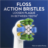 Oral-B Vitality Electric Toothbrush with Floss Action: advanced plaque removal, timer, and bristle replacement indicator.