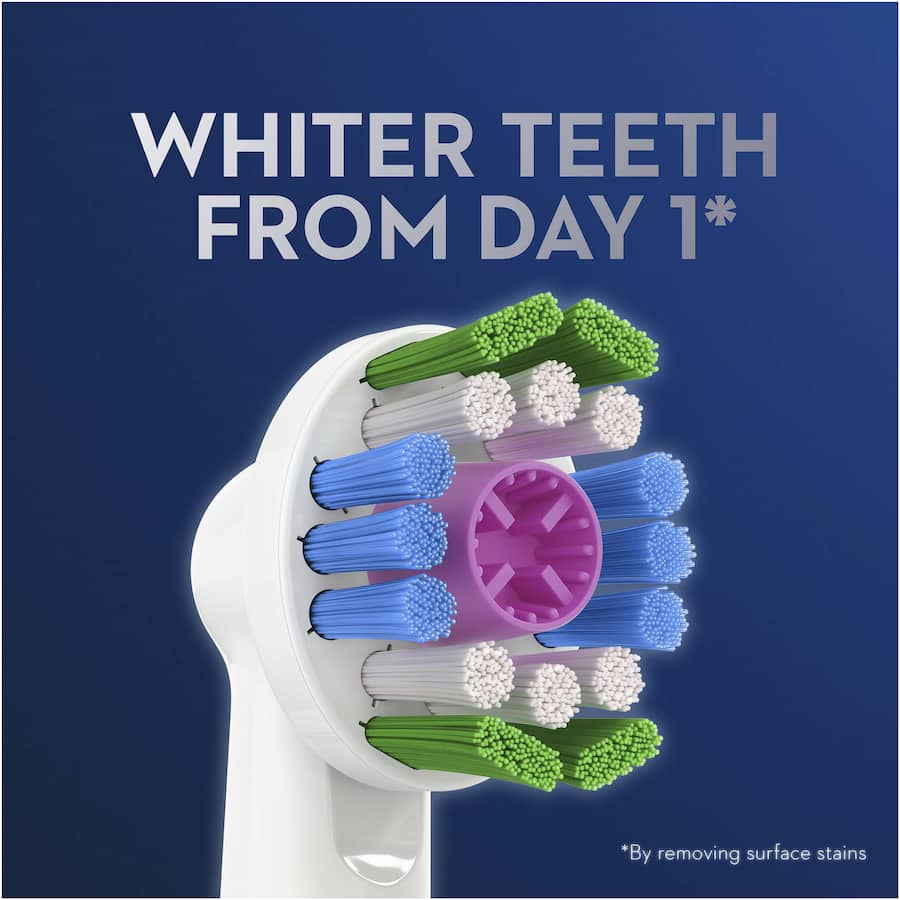 Oral-B Vitality Electric Toothbrush Pro White with 3D White technology for superior cleaning and teeth whitening.