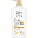 Dove Shampoo Restoring Ritual nourishes and repairs damaged hair, promoting strength and shine with ethical, eco-friendly practices.