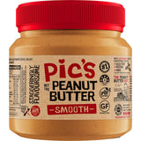 Creamy Pics Really Good Peanut Butter Smooth made from high-quality peanuts, perfect for spreading or baking.