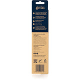 Eco-friendly Grin Toothbrush Medium in Rose or Charcoal, featuring charcoal-infused bristles for effective plaque control.