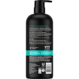 Tresemme Smooth & Silky Shampoo with sunflower oil and vitamin A, designed for frizz control and daily hydration.