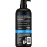 TRESemmé Moisture Rich Shampoo featuring Vitamin E and Jojoba Oil for shiny, soft, and healthy-looking hair.