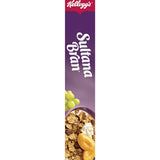 A bowl of Kellogg's Sultana Bran Cereal Original, featuring crunchy bran flakes and sweet sultanas for a nutritious breakfast.