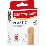 Elastoplast Plastic Plasters provide strong, water-resistant protection for minor wounds with breathable, latex-free materials.