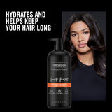 Tresemmé Length Protect Shampoo helps nourish and strengthen hair with biotin, coconut oil, and jojoba for healthy, frizz-free locks.